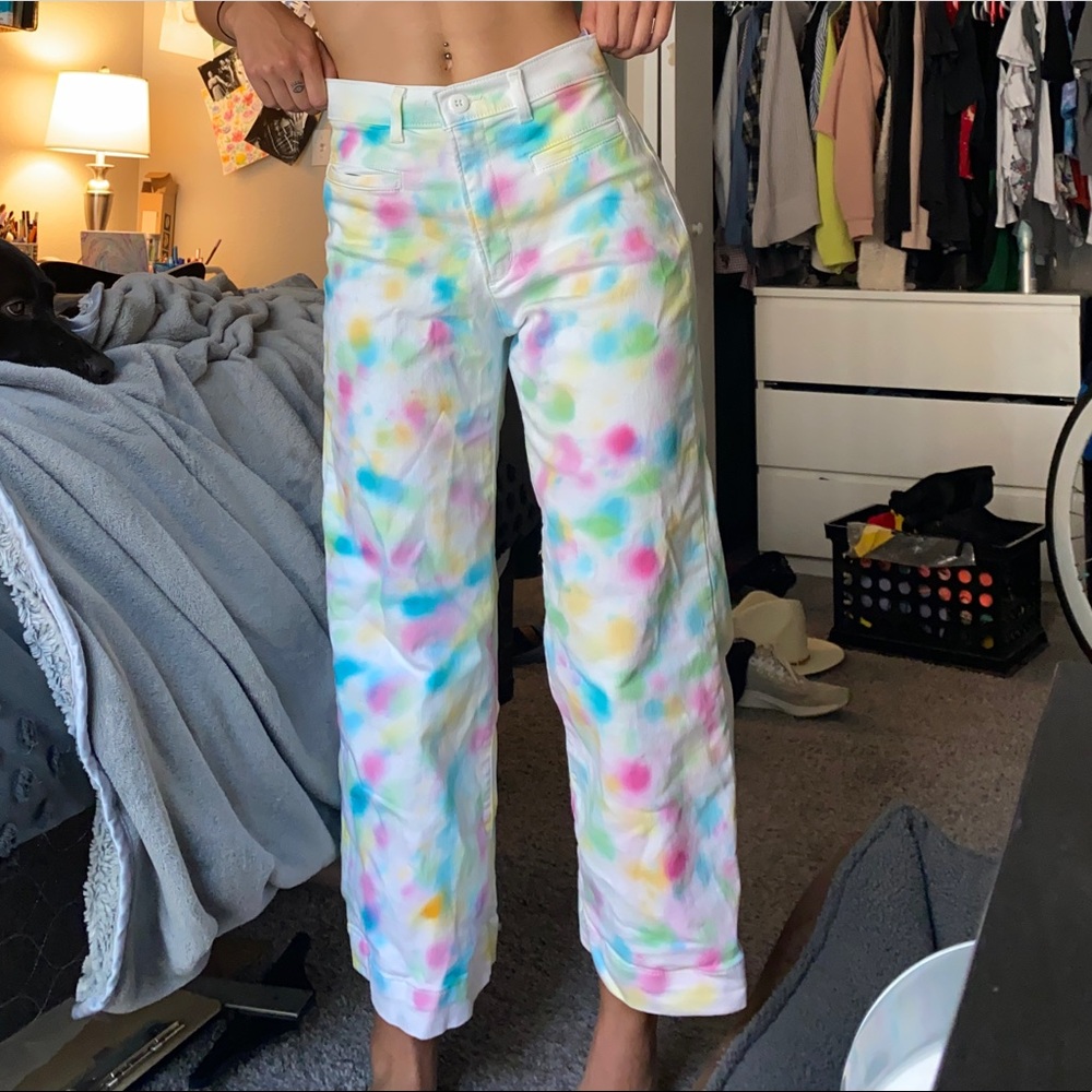 Custom Levi’s Ribcage Wide Leg Crop